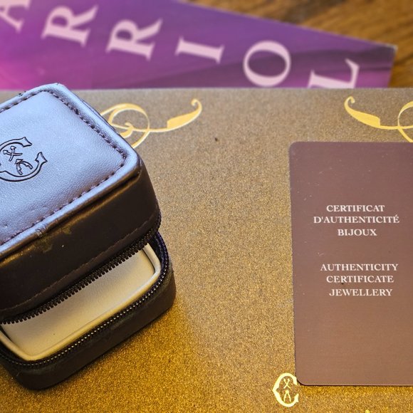 Charriol Geneve - Cable and diamond ring  SIZE 6 - Picture 6 of 7